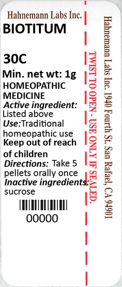 Biotitum 30C 1g - Biotitum 30C 1g